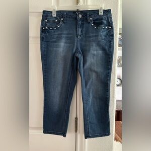 Earl capris in Blue Denim